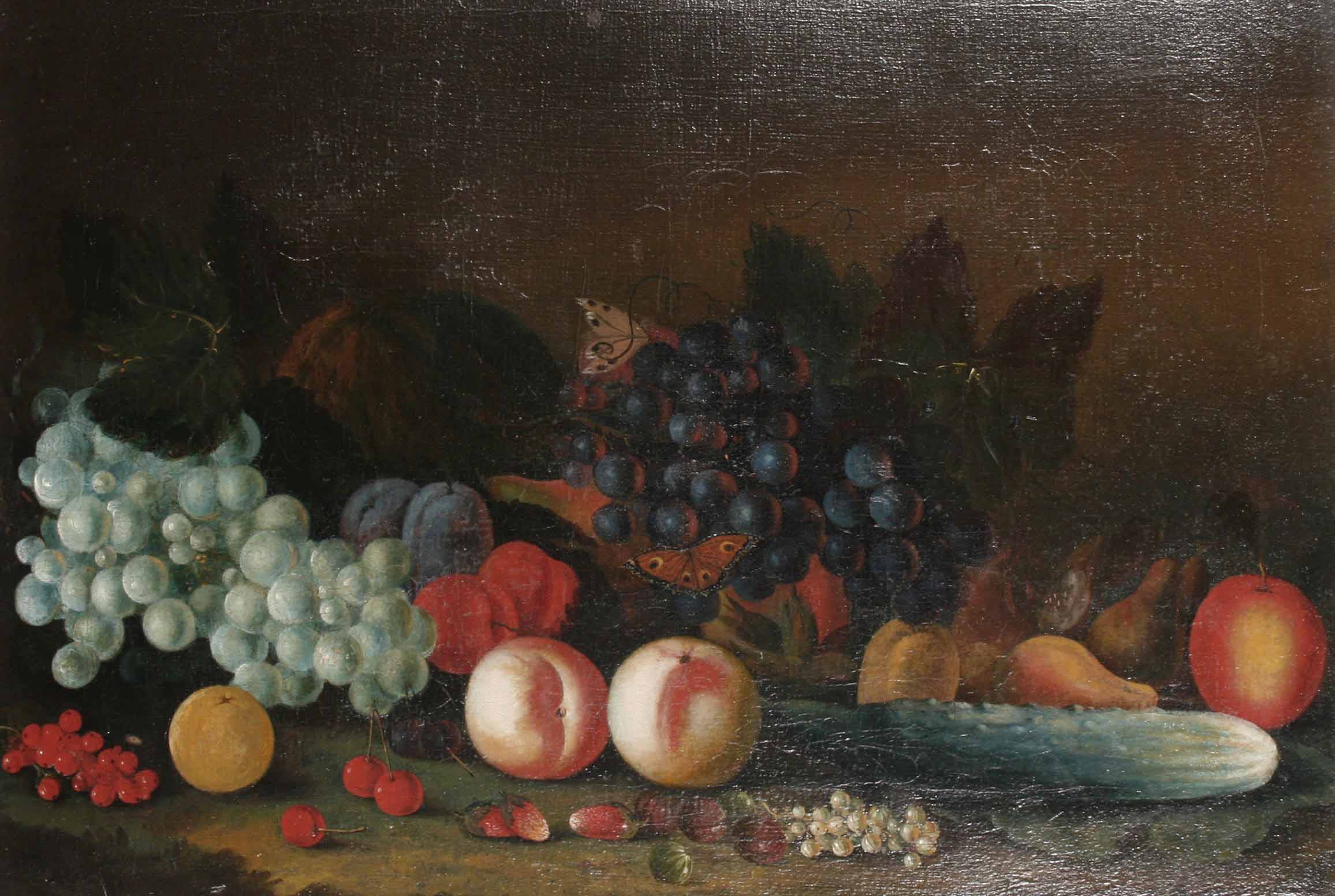 Still life of mixed fruit